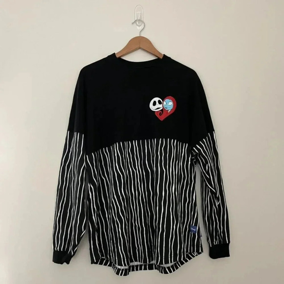 Disney The Nightmare Before Christmas Jack & Sally Spirit Jersey Size Large - Picture 1 of 7